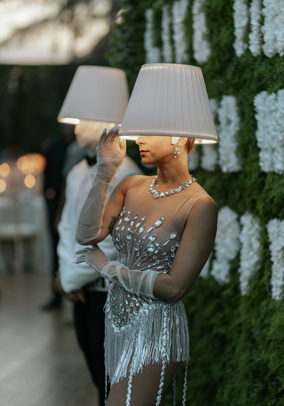 Abat-jour a Villa Bibbiani evento privato di lusso 6645 – BGlare Performers