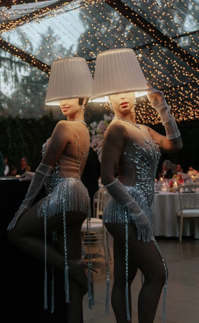 Abat-jour a Villa Bibbiani evento privato di lusso 8066 – BGlare Performers