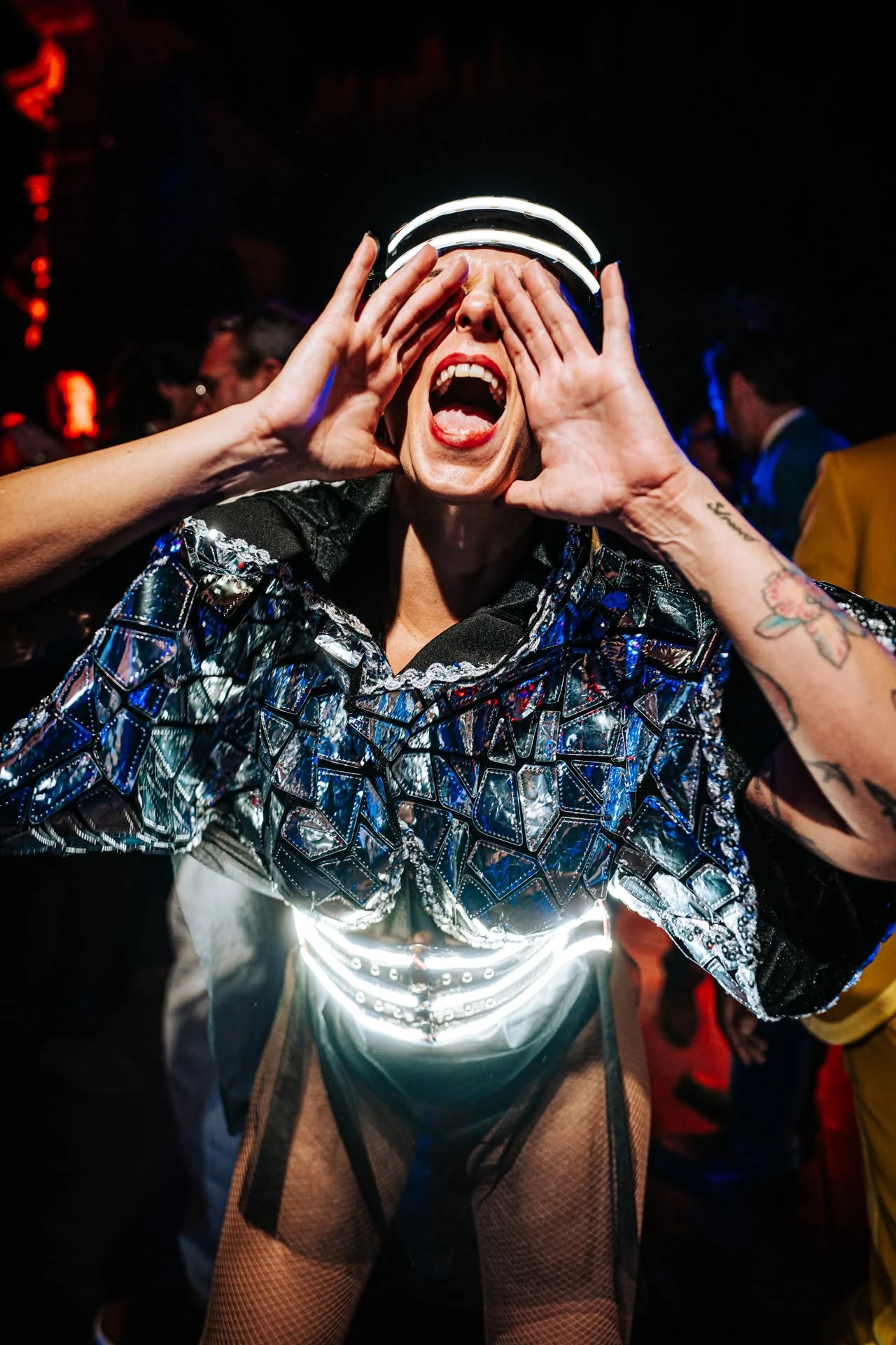 Ballerini LED durante feste ed eventi — fotografia 5